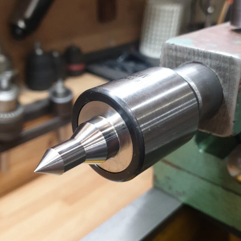 MT2 0.001 Accuracy 5000 Rpm Max Steel Lathe Live Center Taper Tool Triple Bearing CNC Live Revolving Milling Center Taper Machin