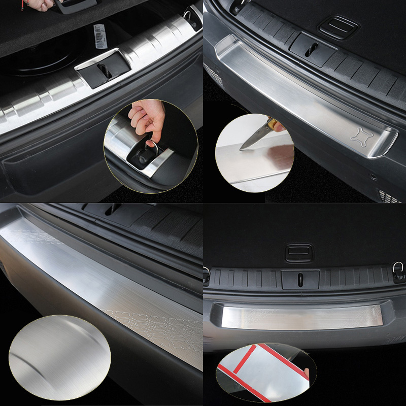 Piastra di protezione per baule auto per jeep rinnegato pedale in acciaio inossidabile accessori decorativi resistenti allo sporco antigraffio