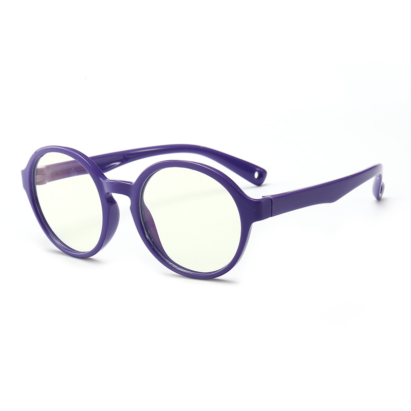 Anti Blauw Licht Bril Voor Kinderen Computer Bril Uv Bescherming Anti Glare Brillen Blok Glare Game Tv Bril Kinderen: purple
