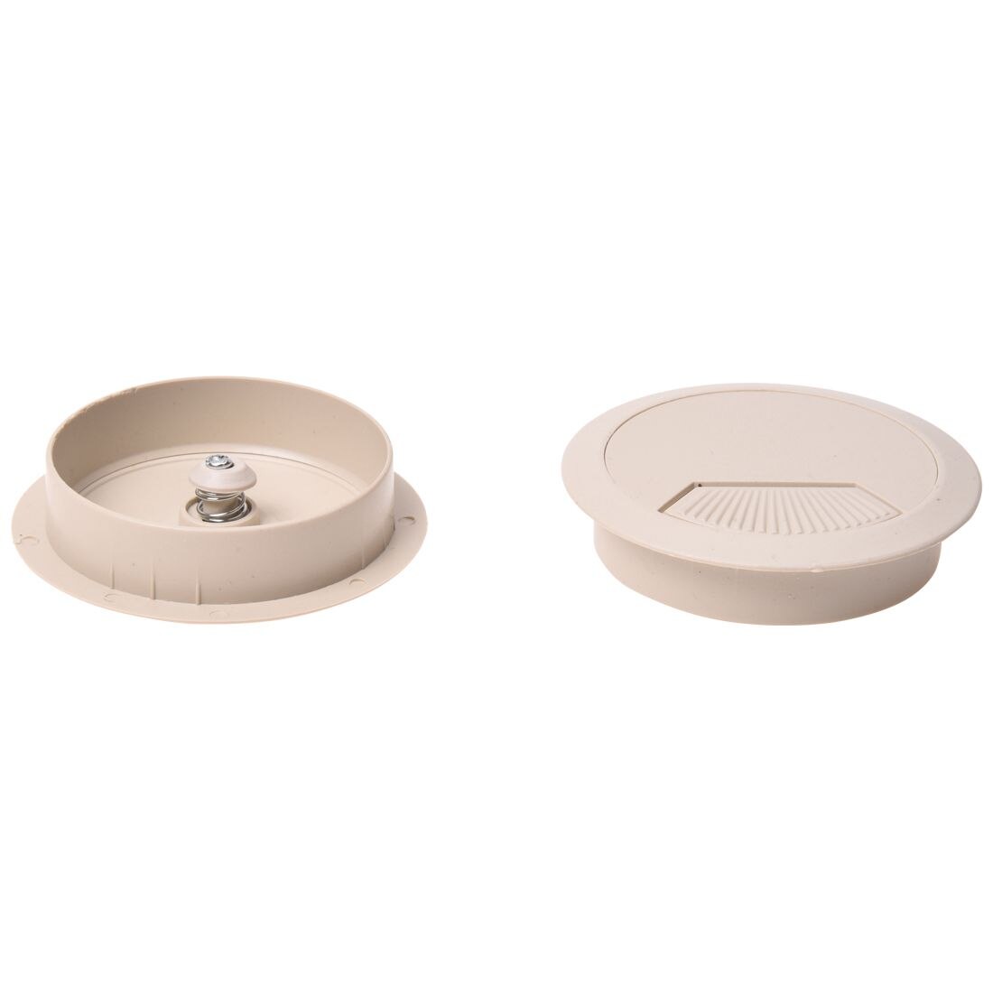 DSHA 5 Pcs 70mm Dia Round Grommet Cable Hole Covers for Computer Desk