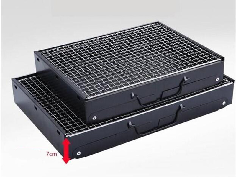 Foldable BBQ Grill Bakery Outdoor Travel Camp Cooker 2 People Charcoal Tool Carbon Barbecue Stove Stainless Steel Tools