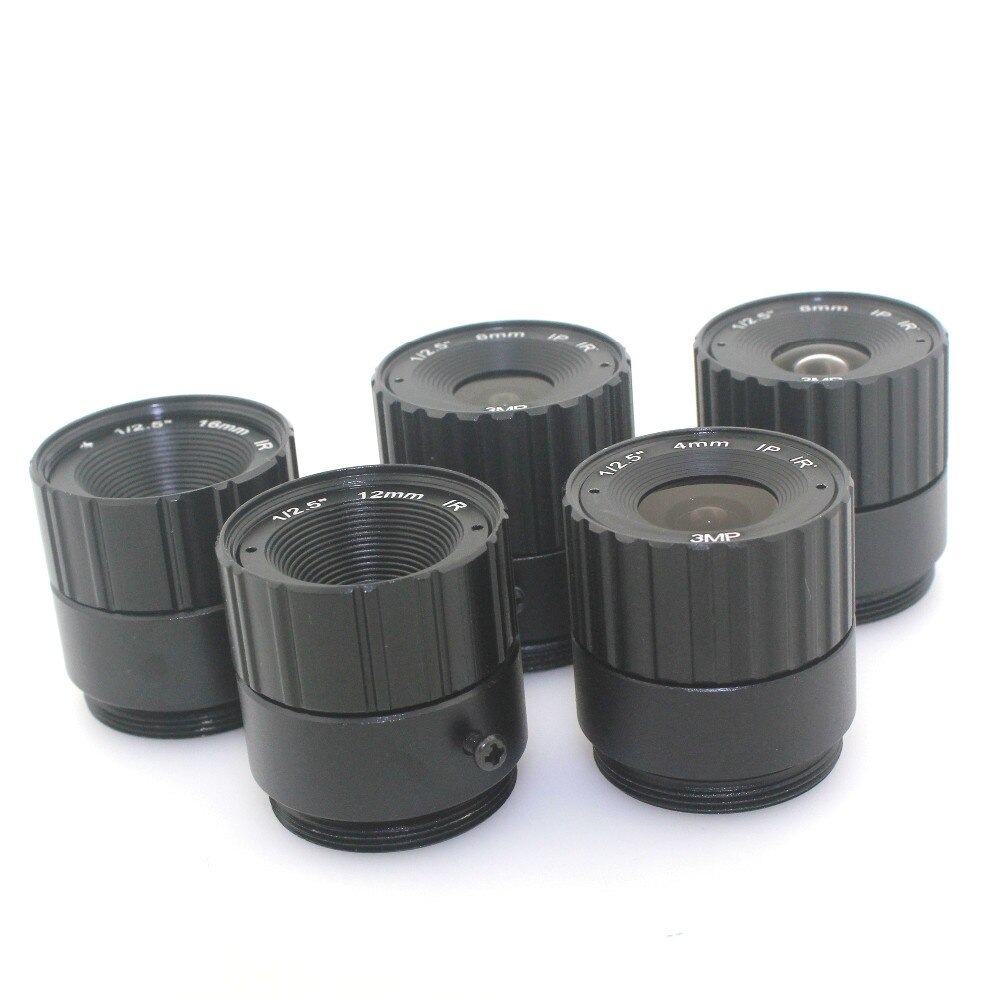HD 4mm/ 6mm/8mm /12mm C-montieren objektiv 1/3 F 1,4 CS vaste IR 1Megapixel industrie kamera fixfokus-objektiv