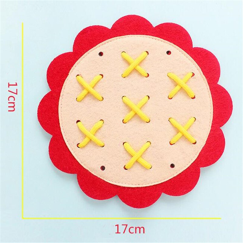 Teaching Kindergarten Manual DIY Weave Cloth Baby Early Learning Education Toys Montessori Teaching Aids Math Toys