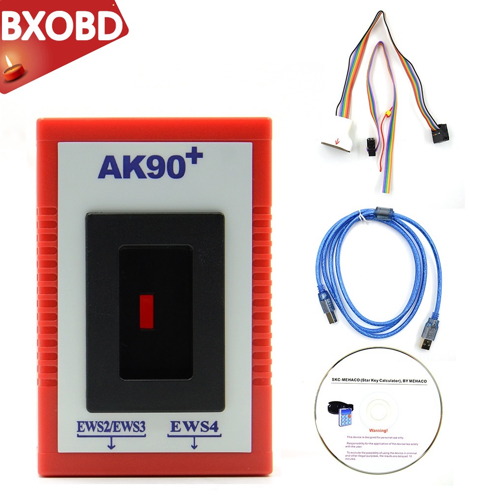 V3.19 AK90+ Car Key Programmer For All BMW EWS From 1995-2005 For BMW EWS2/3/4 Key Code Reader Key Maker