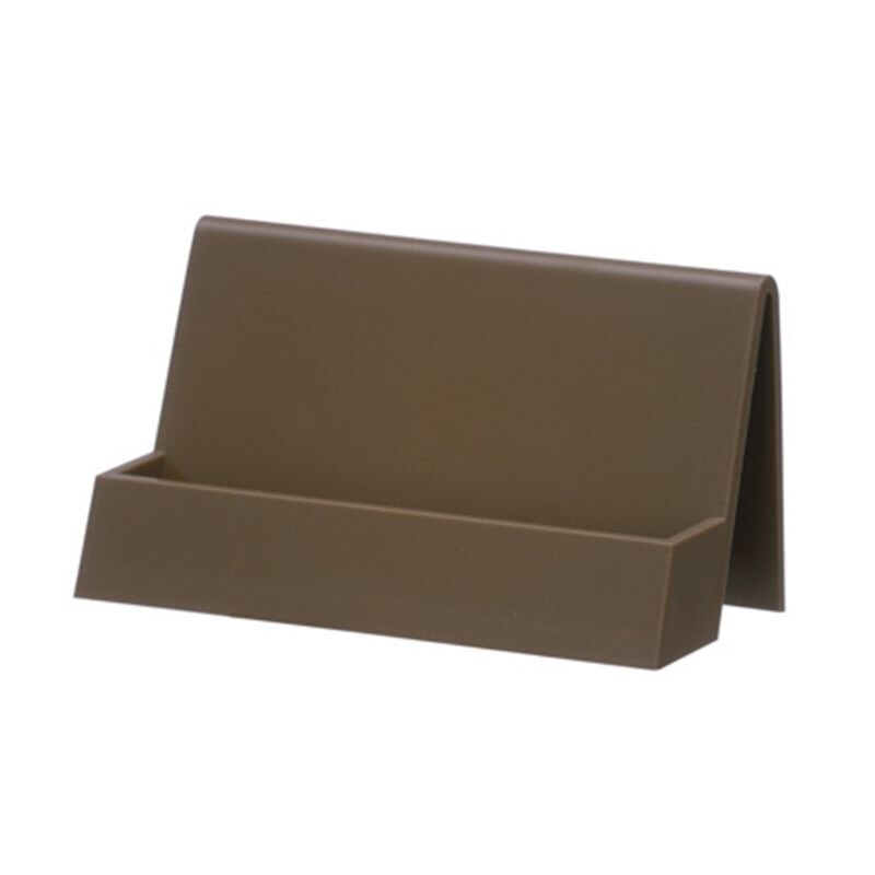 Porte-cartes de visite, présentoir de rangement, support de table, organisateur  k1ab: Brun