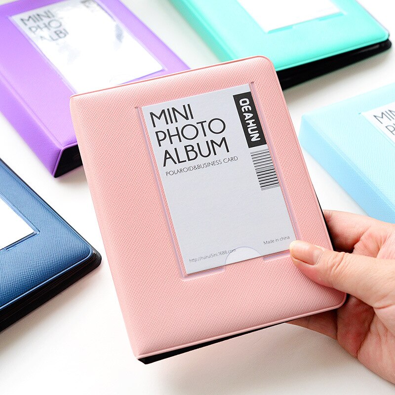 Étui Portable pour Mini Album Photo | Stockage d'images intercalaires, bricolage, carte nom, étui Photo instantanée, pour Album Photo
