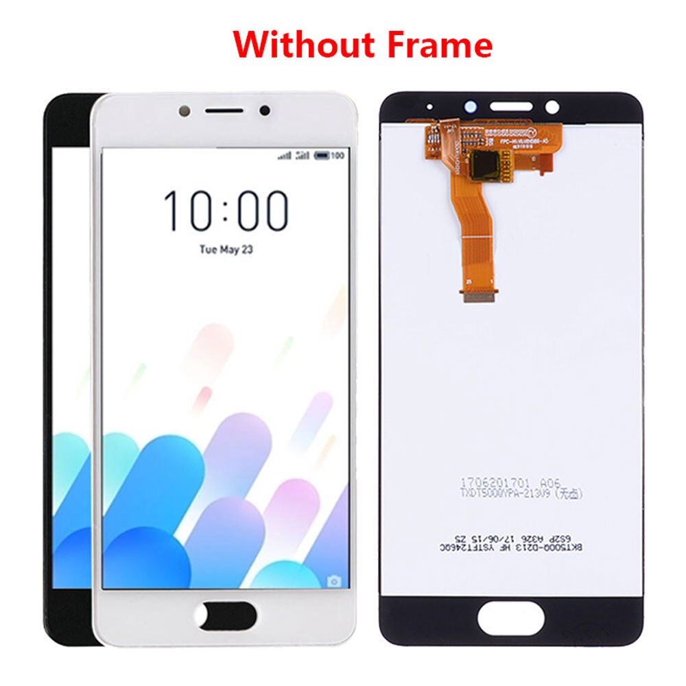 5.0" Original LCD Module For MEIZU M5C LCD Display Touch Screen AAA+++ Digitizer Assembly With Frame For MEIZU A5 m5c M710H LCD