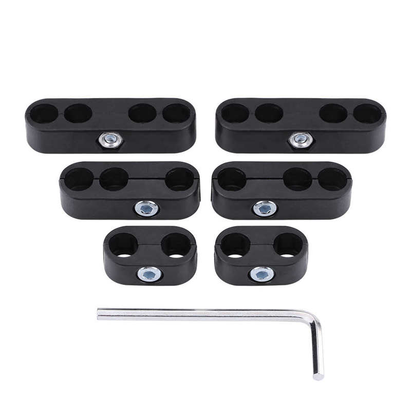 Automible Spark Plug Wire Separators Dividers Looms for Chevy Ford &amp; Mopar Auto Accessories: black