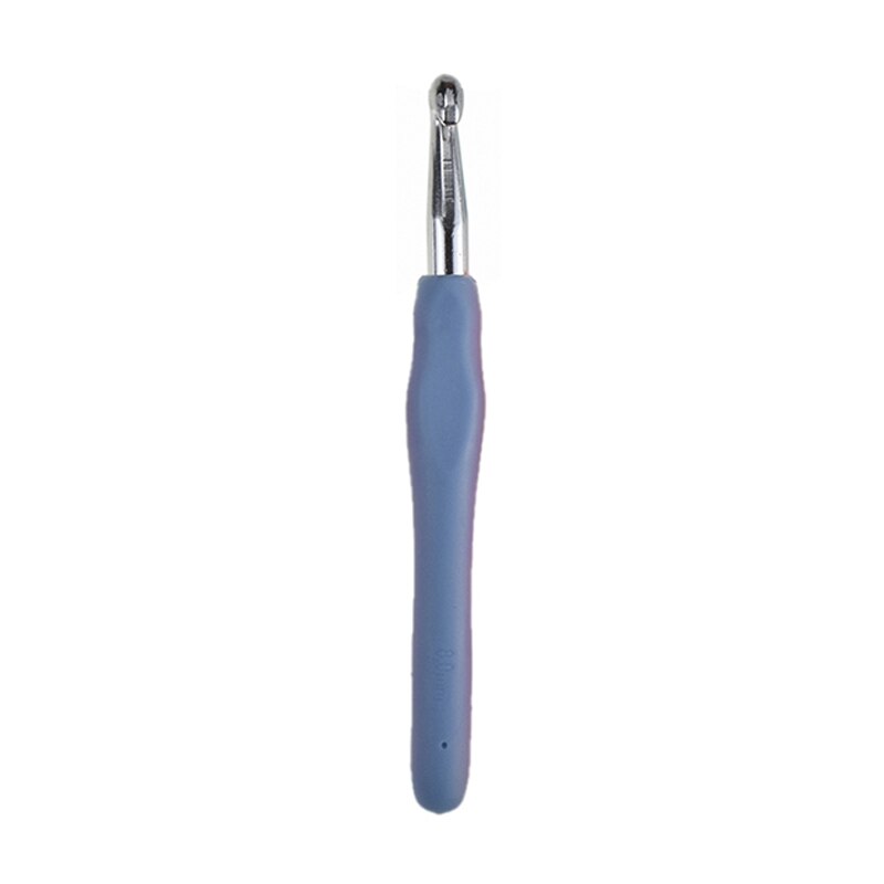 Looen tamanho enorme 8.0mm-10.0mm crochê gancho punho macio fio tecer agulhas de tricô tamanho grande agulhas de crochê ferramentas diy: 8.0mm 1 Piece