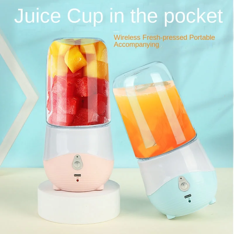 Draagbare blender USB oplaadbare mini-sapcentrifuge Blender Huishoudelijke mixermachine voor sappen Shakes en smoothies Sapcentrifuge