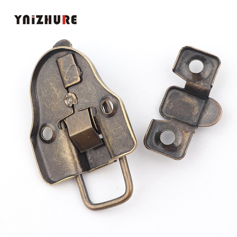 Cerradura Vintage, caja de Metal antigua para joyas y cofre, caja de , caja para maletas, hebillas Para topes, cierre de cerrojo, cierre para muebles