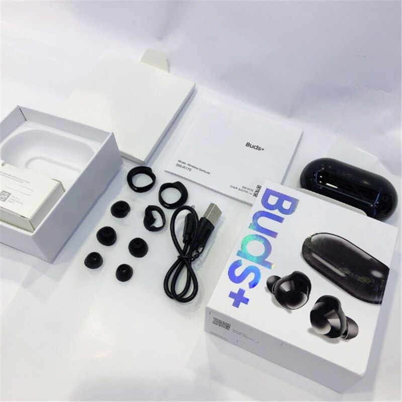 R175 Buds Plus Wireless Charging Bluetooth Earphone Stereo Touch Earbuds Waterproof Sports Headset With HD Mic For Smartphone