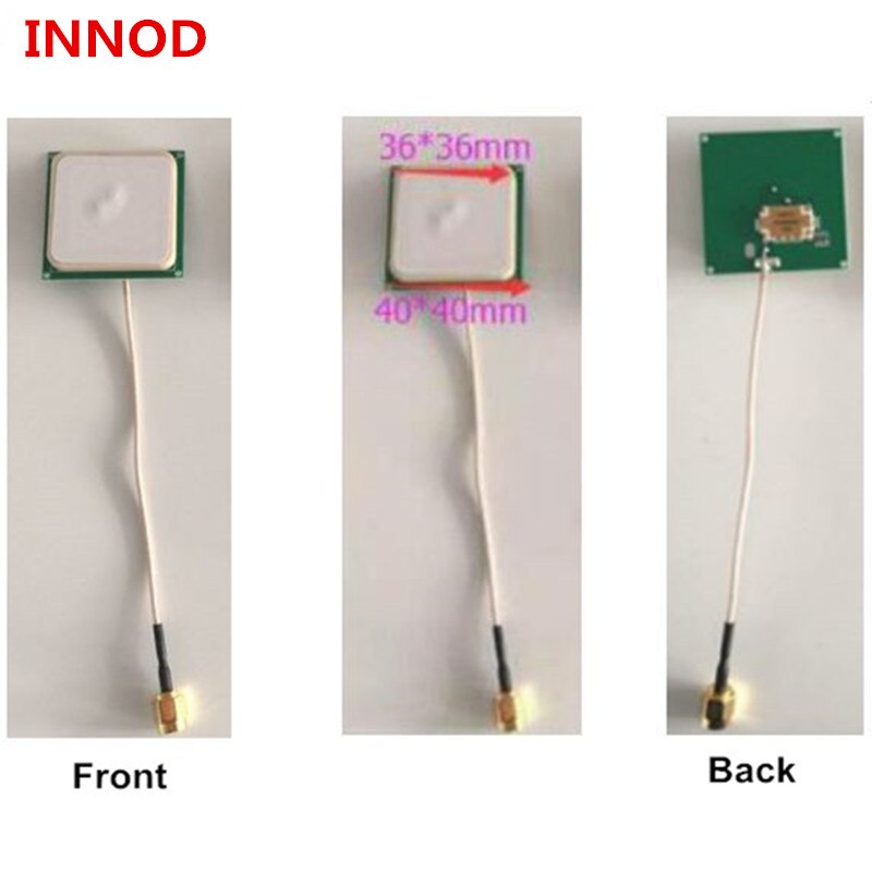 1dbi circular polarized UHF RFID small ceramics Antenna IND36404 for UHF RFID desktop/handle reader and embedded/IOT system