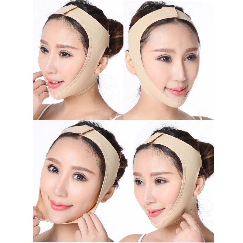 Unisex Face Lift Tool Face Bandage V Shaper Facial Slimming Relaxation Lift Up Belt Reduce Double Chin Face Mask Face Thin Band