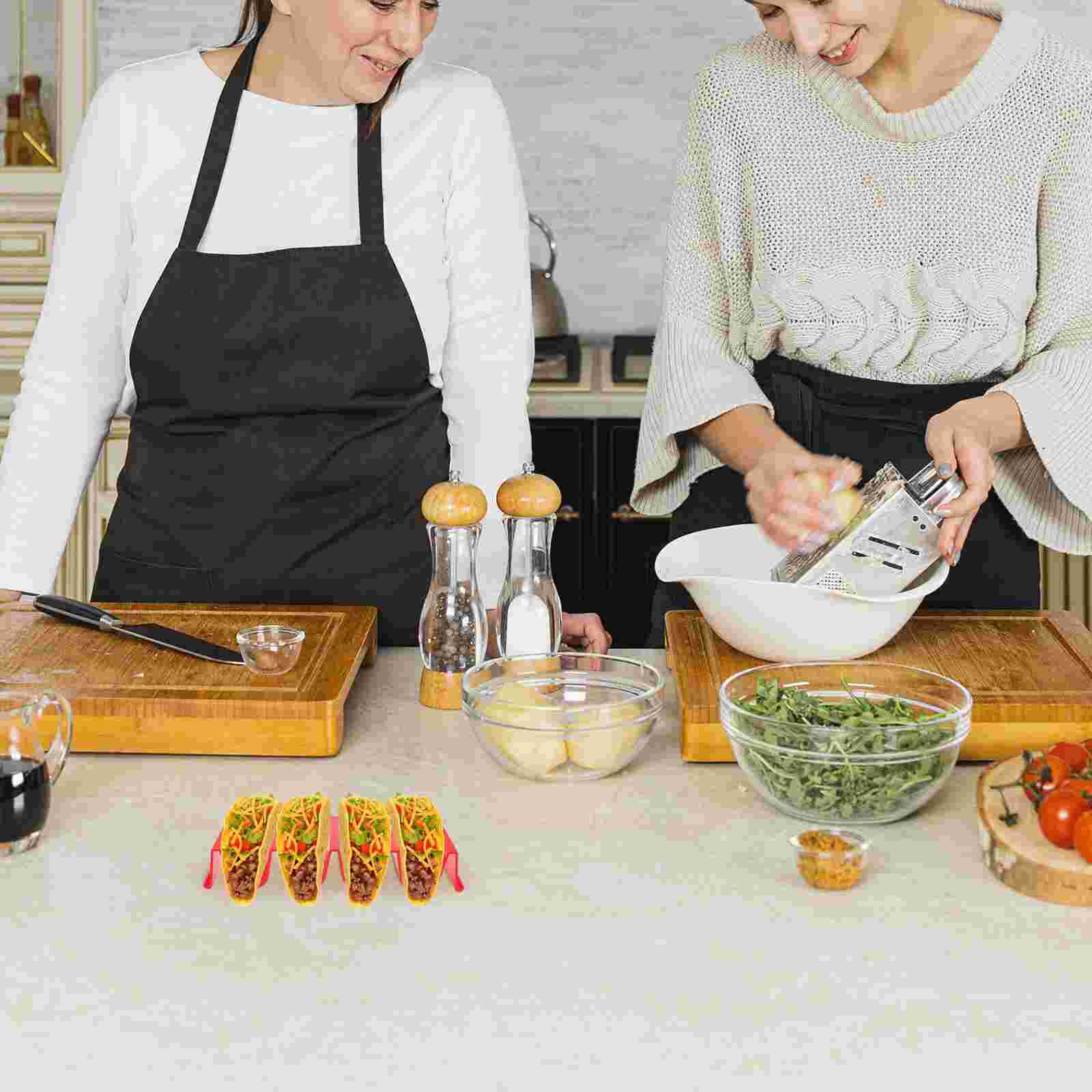 Présentoir à crêpes et tacos en plastique, 2 pièces, porte-rouleau de poulet, Simple, pour hôtel