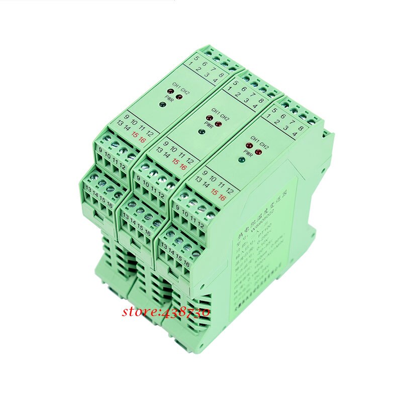 Sensor de resistencia térmica PT100/transmisor de temperatura CU50/convertidor de aislamiento barrera de seguridad 4-20mA 0-10V 0-5V