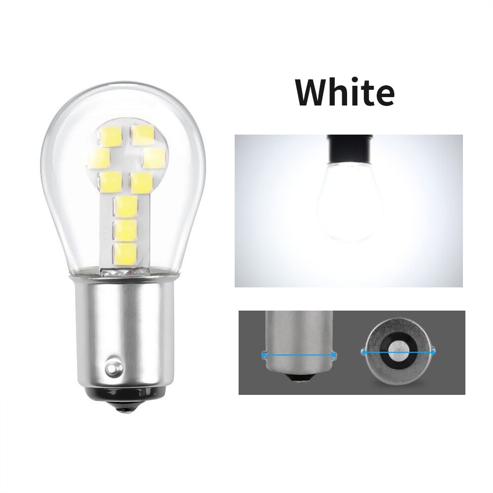 1x PY21W LED P21W led BAY15D BA15S BAU15S BA15D LED Bulb P21/5W R5W R10W Car Turn Signal Lights 1156 1157 Auto Lamp DC 12V: Crystal Blue