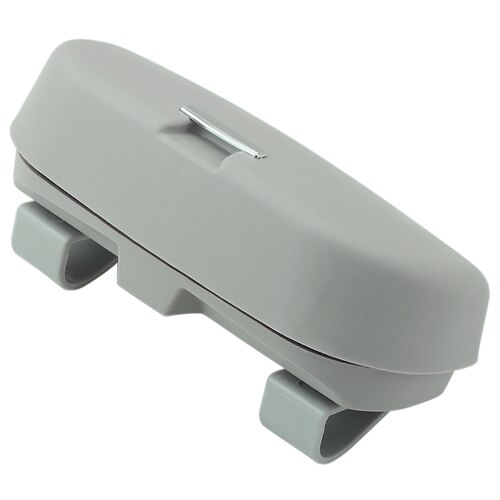 Voiture lunettes boîte de rangement lunettes de soleil étui pour alfa 159 peugeot 807 corolla verso a6 c6 suzuki opel zafira a tucson xc60 ford c-max: Double Clips Gray
