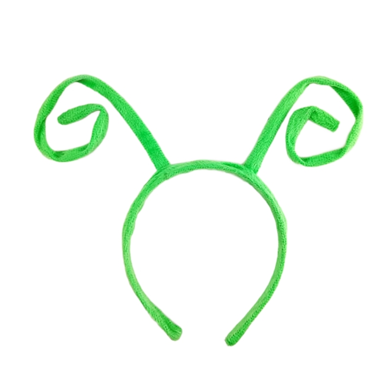 Schmetterling Antenne Stirnband Halloween Ameise Stirnband Halloween Party Kostüm Samt Käfer Stirnband lustige Schmetterling Stirnband: green