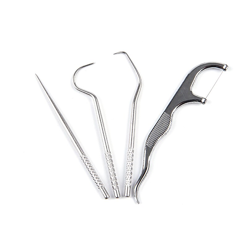 Ensemble de sacs à cure-dents portables en titane, avec supports en métal réutilisable pour les pique-niques en plein air et le Camping