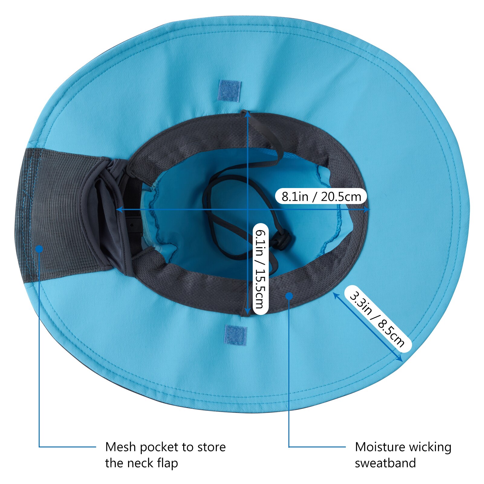 Bassdash damskie wędkarskie kapelusze przeciwsłoneczne z kucykiem otwór na szyję odporny na wodę oddychający kapelusz na zewnątrz