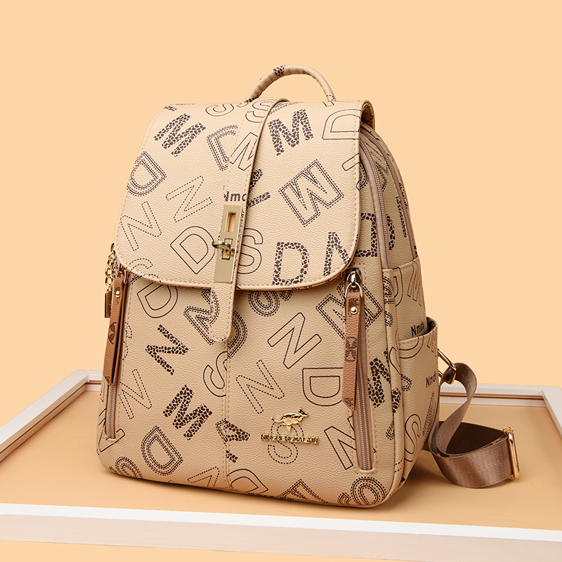 Bagpack Luxe Vrouwen Rugzakken Zacht Lederen Rugzakken voor Tienermeisjes Vrouwelijke School Schoudertassen Voor Vrouwen 2024 Mochila Sac