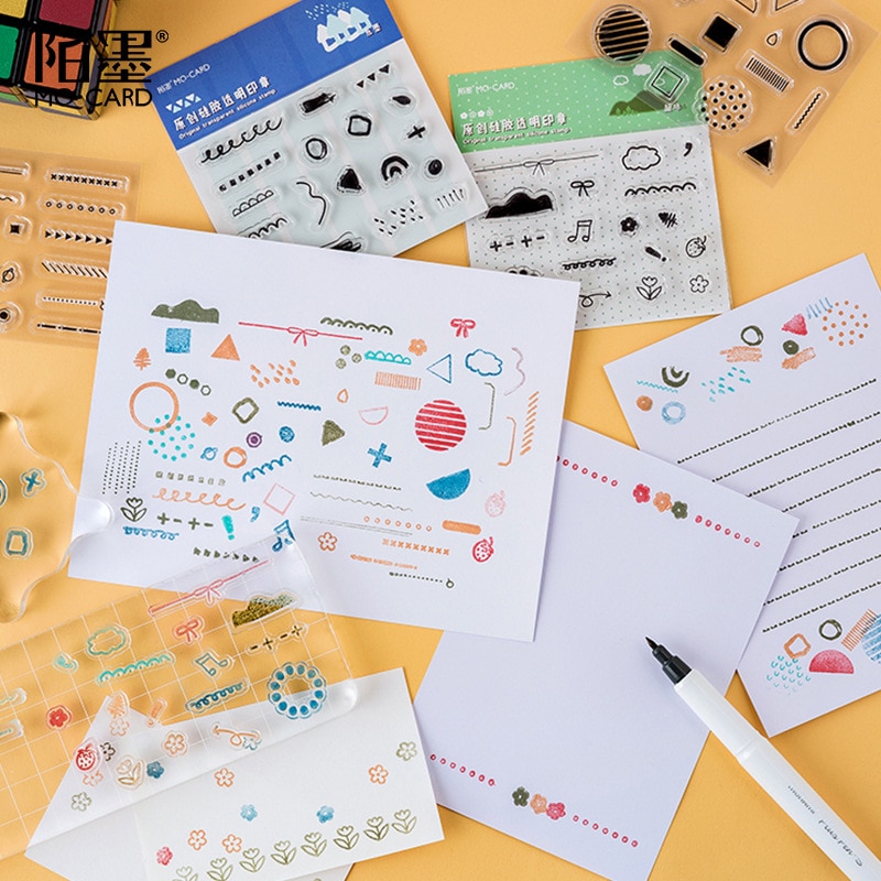 Cute Rubber Stamp Transparent Silicone Seal for DIY Scrapbooking Photo Album Diary Decorative Stamp Crafts School Office Supply