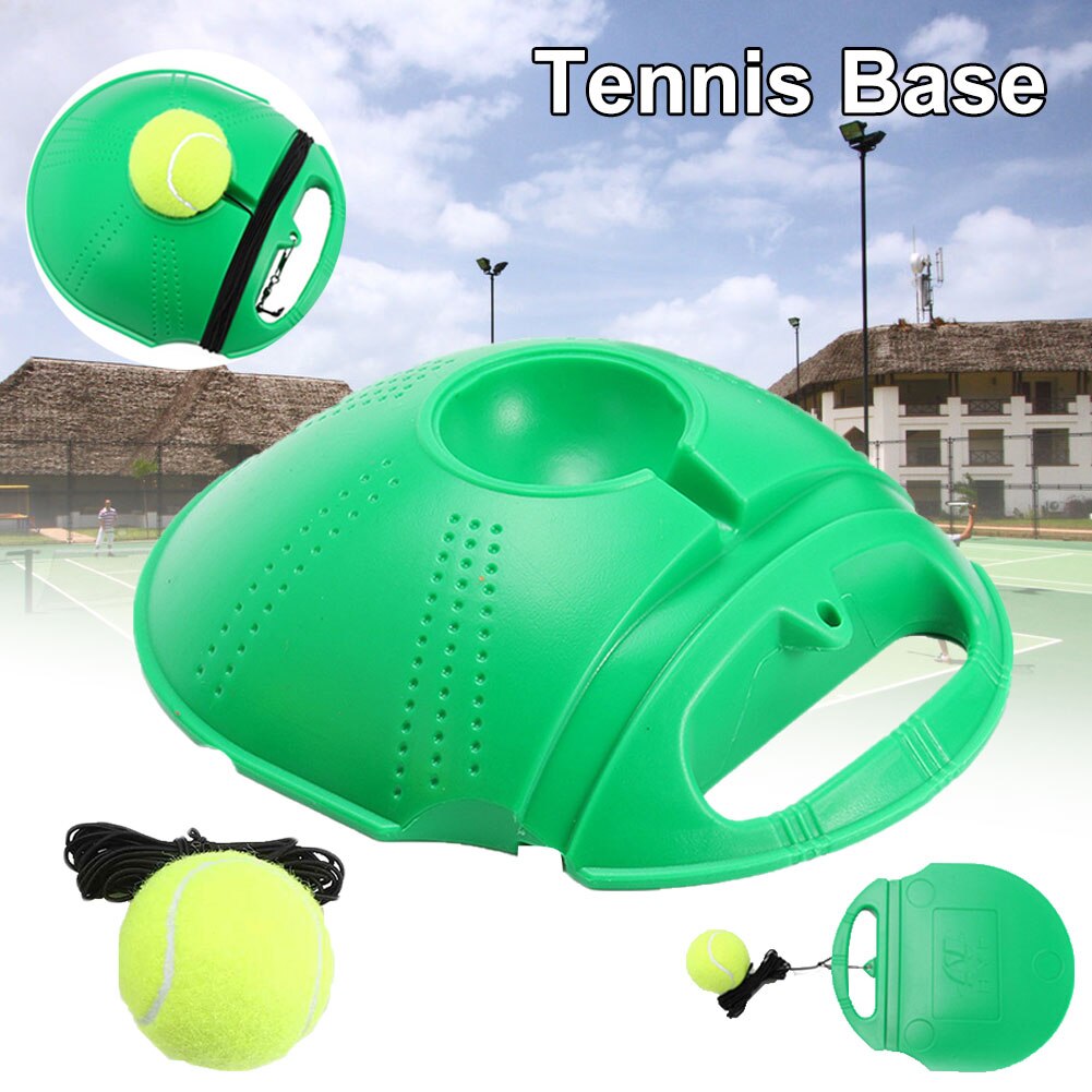Portable Single Tennis Trainer Self-study Ball Rebound Training ...