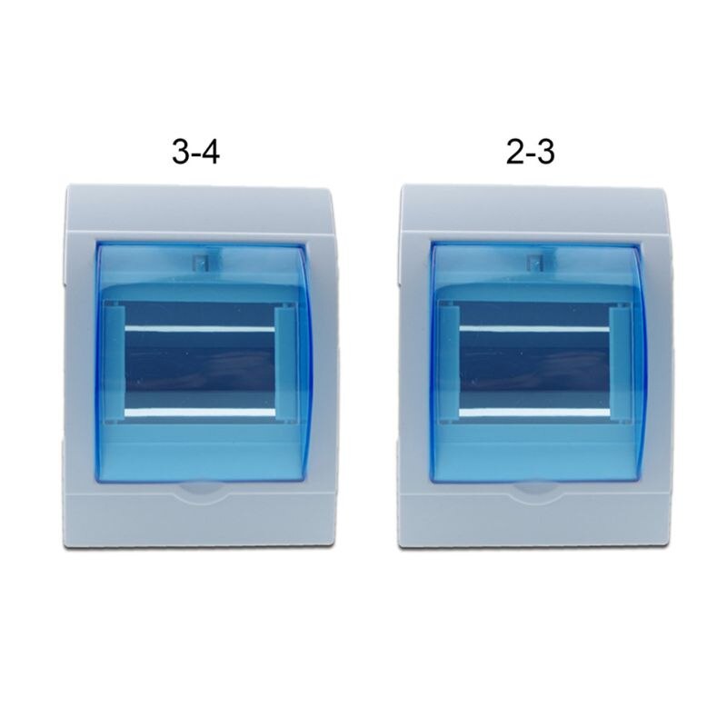 Waterproof Electrical Distribution Box Home Switch Protective Case for 2-3/3-4 Ways Wall Mounted Circuit Breaker