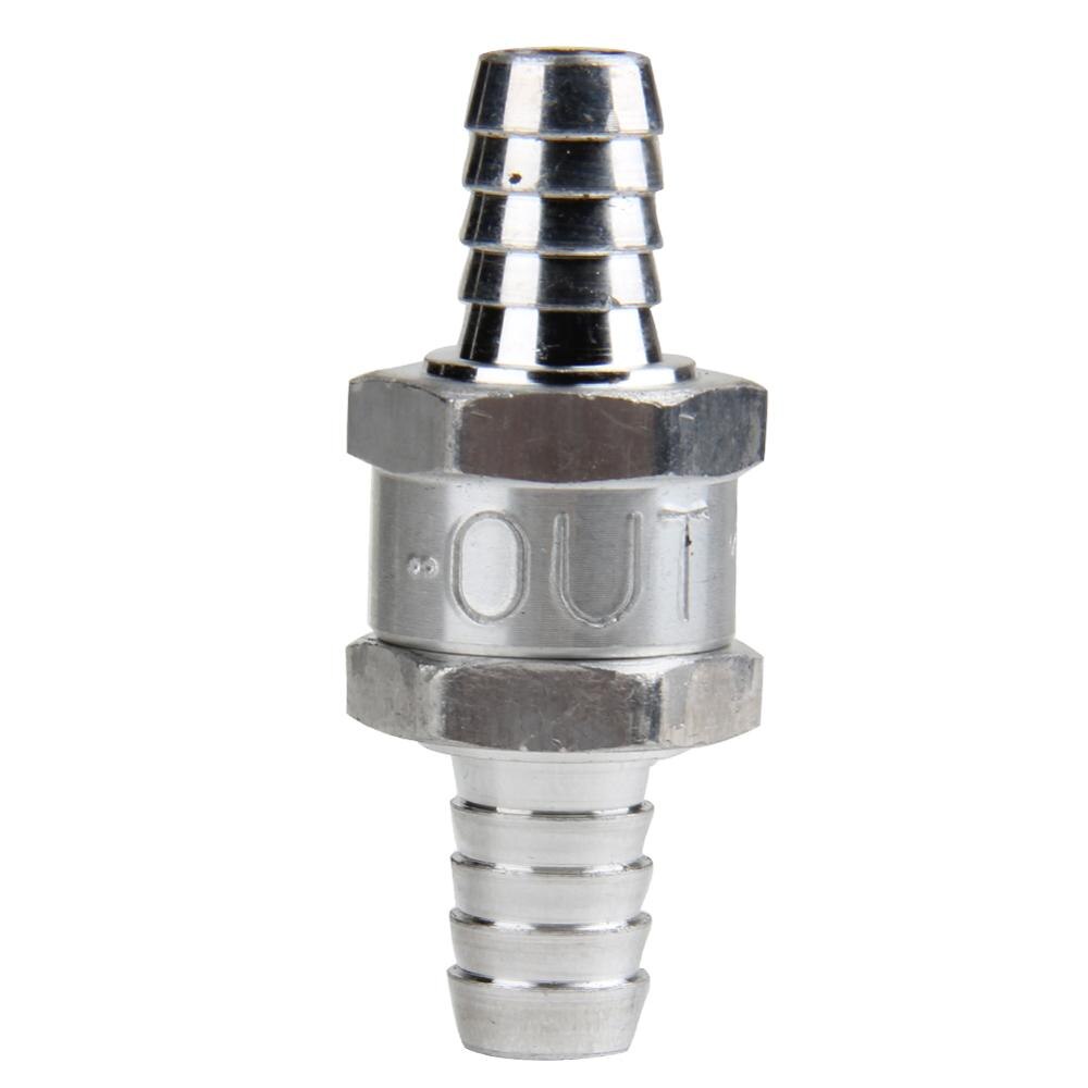 1pcs One Way Non-Return Check Valve 1/2" 12mm Alum Gas Fuel Water Oil Marine