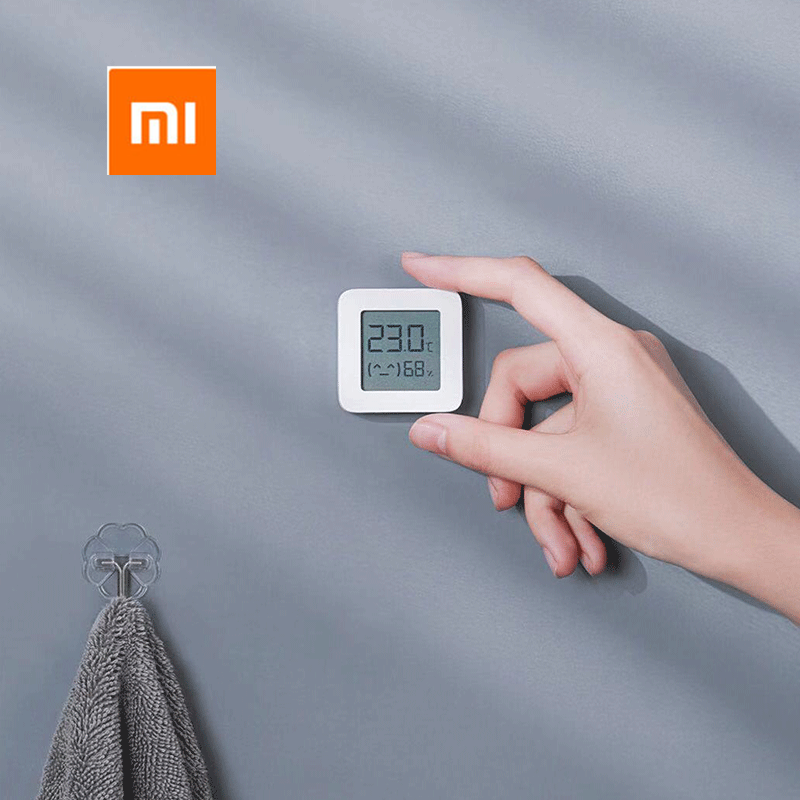 Xiaomi Mijia Bluetooth Digital Thermometer 2 Temperature Humidity Sensor LCD Screen Hygrometer Moisture Smart Linkage Mi APP