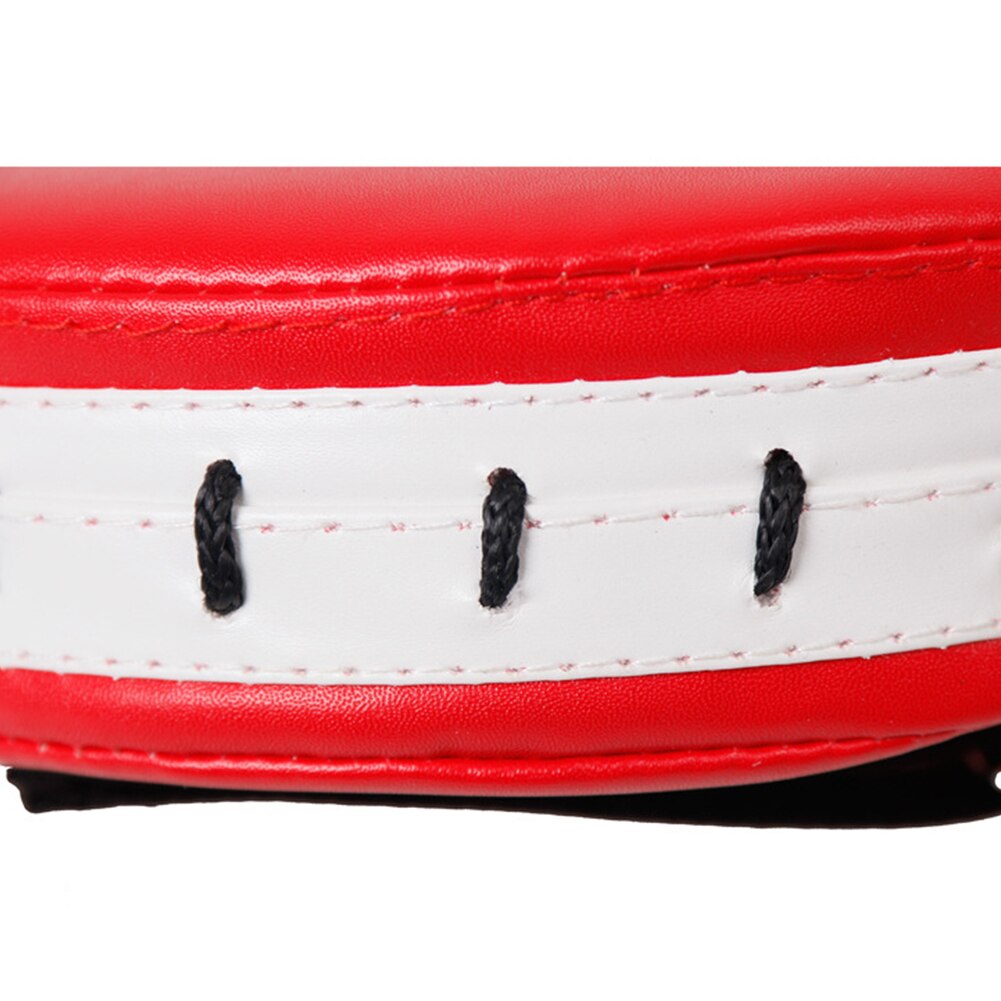 2pcs Hand Target Martial Karate Adults Kids Taekwondo Sanda Muay Thai Punch Pad Boxing Equipment Kicking Training PU Leather