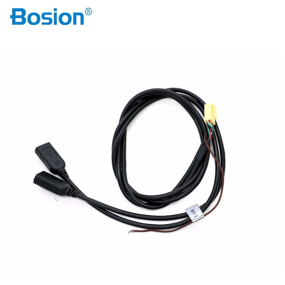 USB kabel für Android Auto Radio lange usb kabel doube USB Kopf Einheit 10Stift stecker