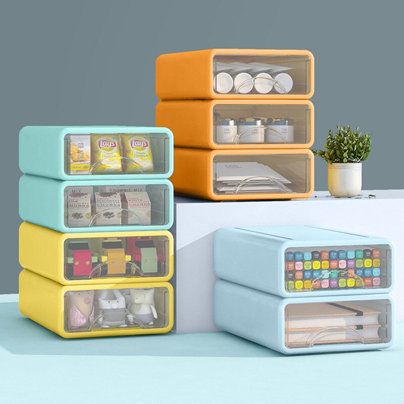 Desktop Drawer Organizer Storage Box Mini Cosmetic Makeup Organizing Container Plastic Jewelry Storage Case Sundries Organizer