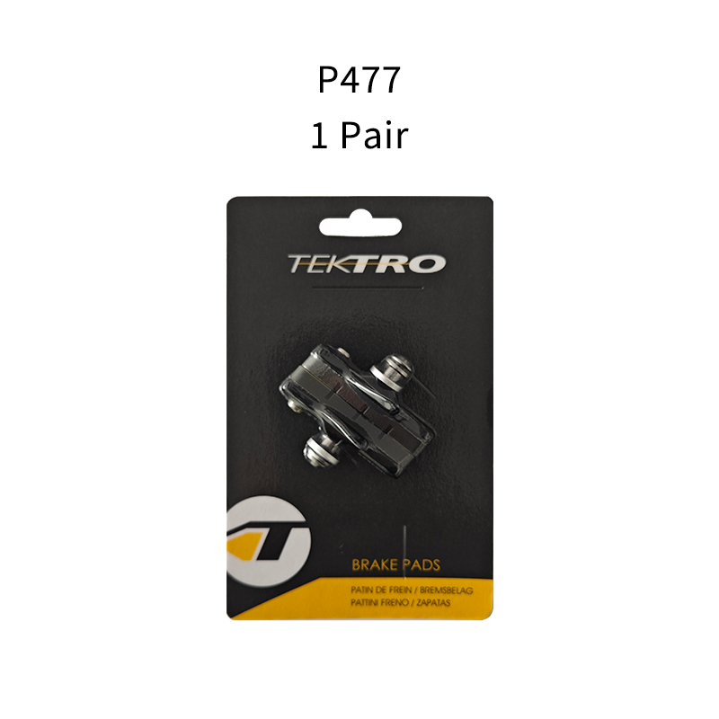 TEKTRO-Plaquettes de frein de vélo de route et VTT, en aluminium, utilisées pour les freins à étrier, 836.12, P473, P477: Violet