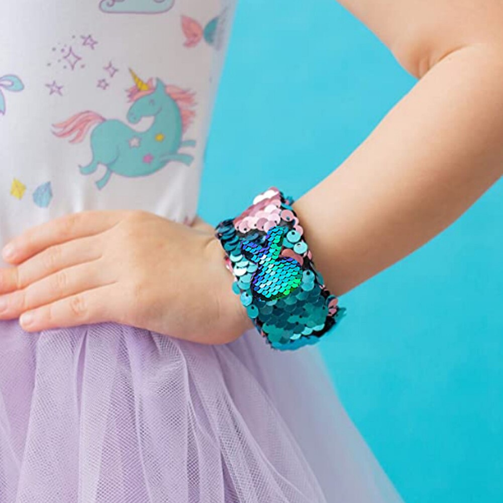 12 sztuk dzieci gwiazda z cekinami w kształcie serca opaska odblaskowa nadgarstek pasek na rękę impreza dobrodziejstw zabawki edukacyjne dla dzieci dla dzieci prezenty