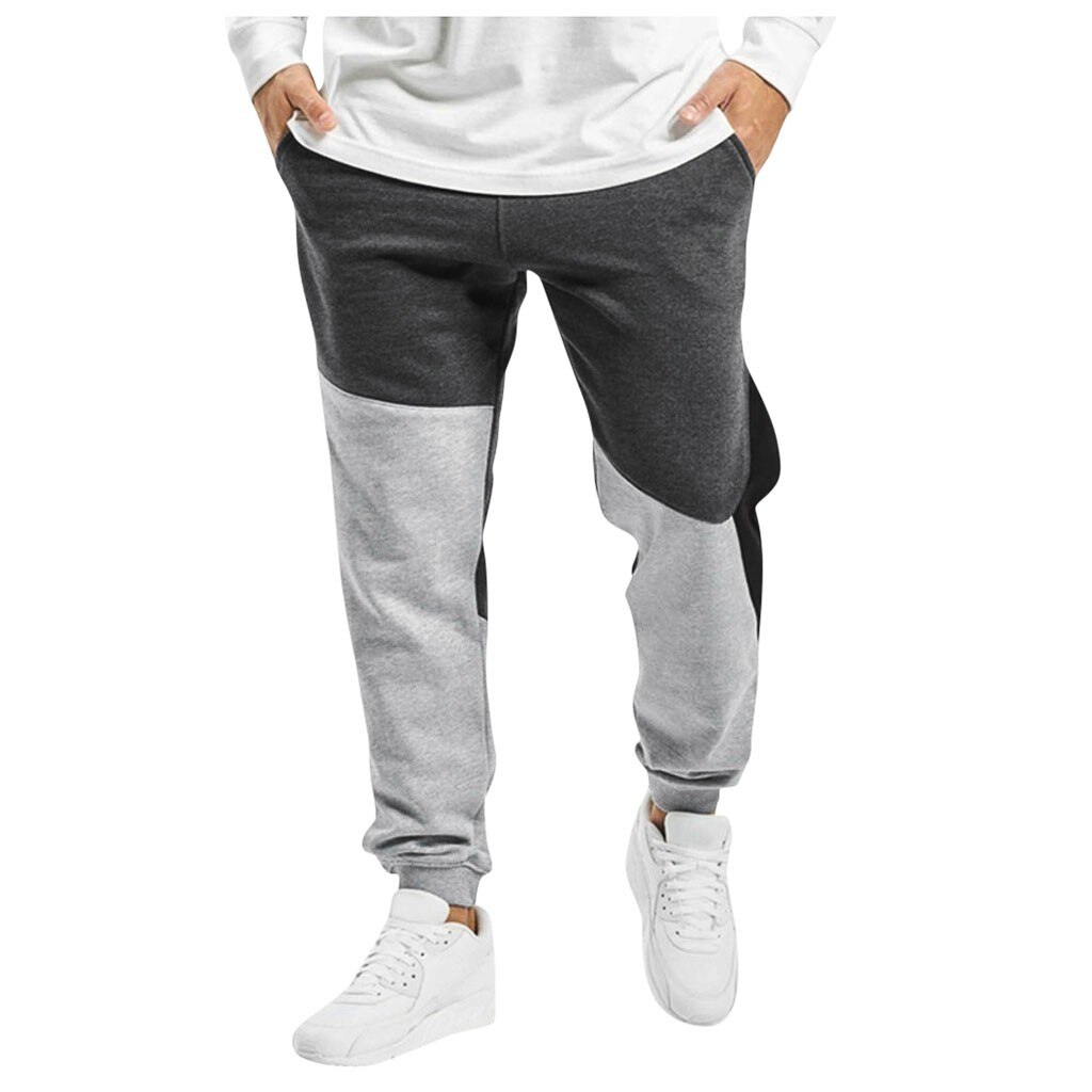 Mannen Joggingbroek Sport Broek Broek Bodybuilding Flexibele Losse Lange Broek Mannen Pantalones Hombre Joggers Joggingbroek Streetwear: Grijs / M