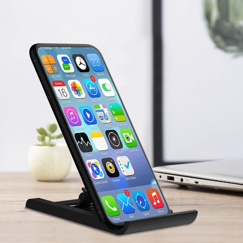 Desktop Telefoon Houder Stand Opvouwbare Draagbare Tablet Stand Bureau Luie Beugel Voor iPhone 13 Pro iPad Mobiele Telefoon Tablet hieronder 12"