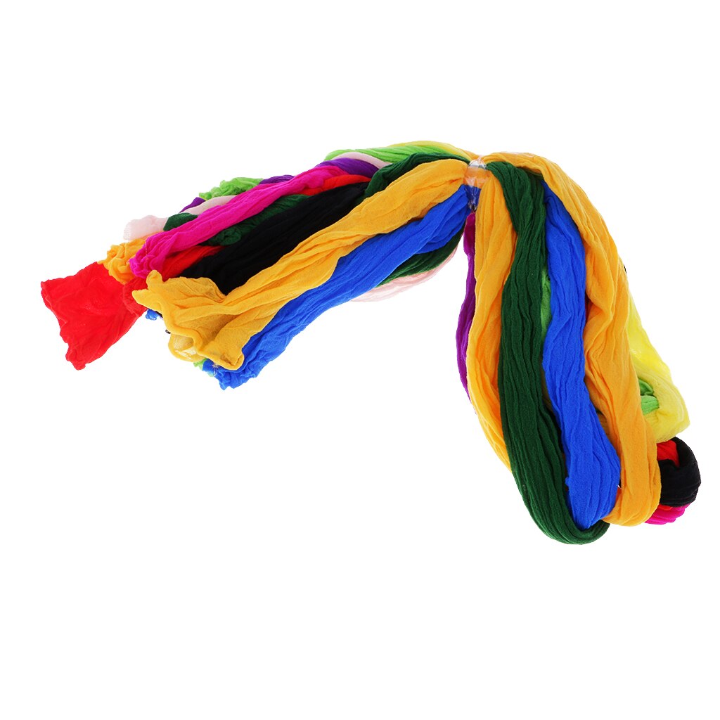 10Pcs Mixed Color Nylon Stocking Flower Making Material Floral Craft Pieces