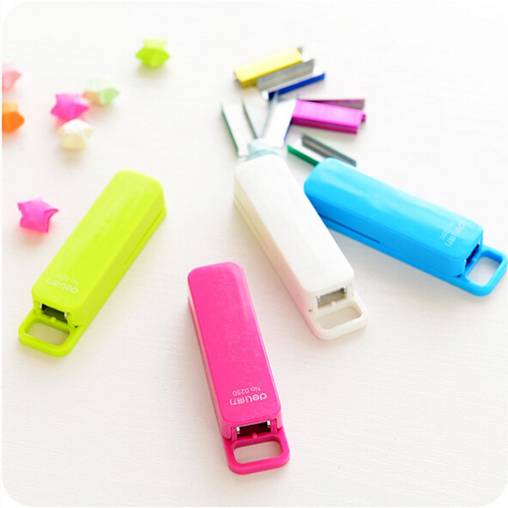 1 Pcs Stapler 10 # Metal Base Durable Color Stapler Stationery Office Supply Staples Office Accessories