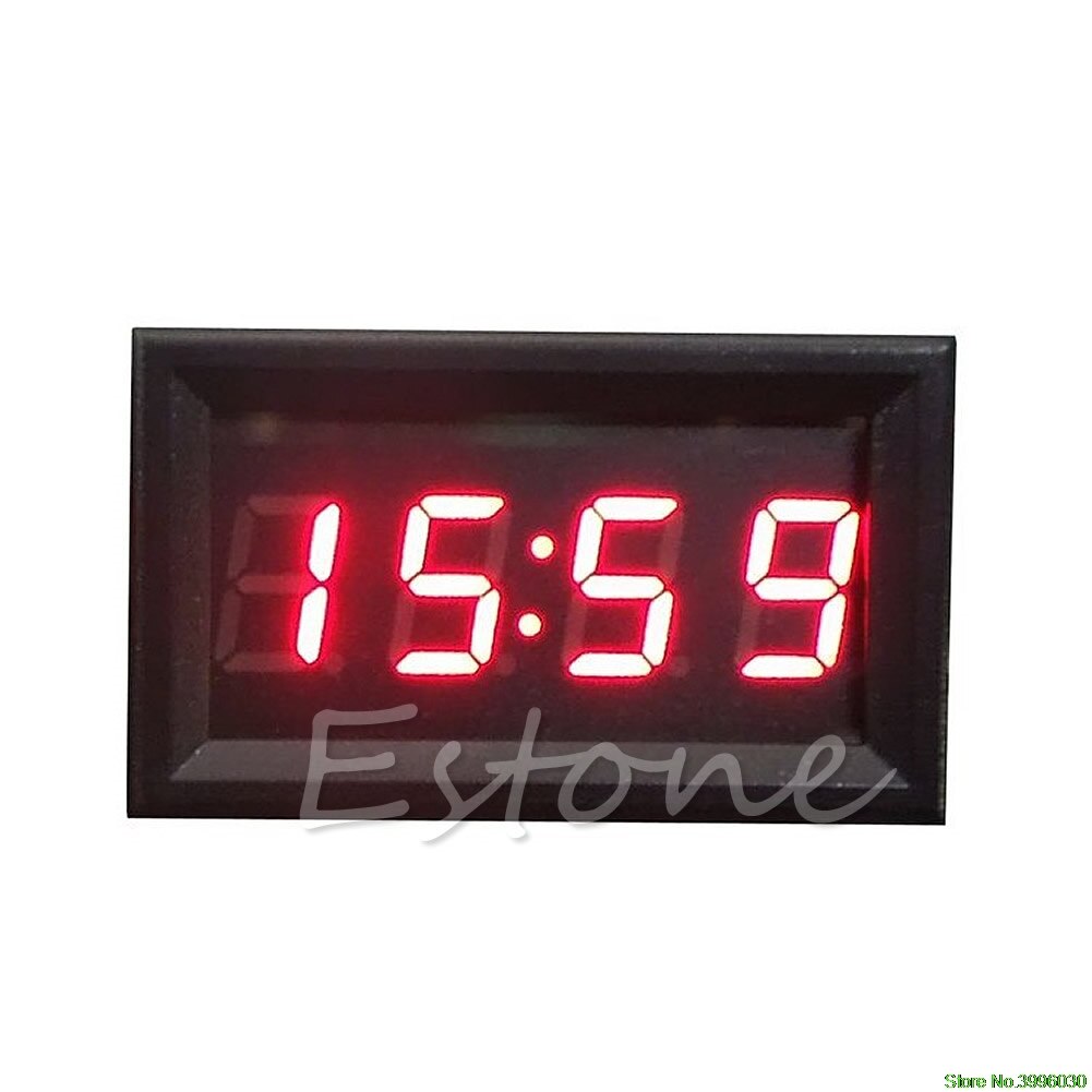 Meilleure affichage LED horloge numérique 12 V/24 V tableau de bord voiture moto accessoire