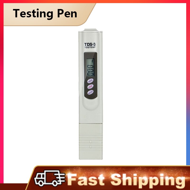 Bærbar tds -3 måler digital tds vann testing penn akvarium basseng tester hardhet måler gh/dh test verktøy tilbehør