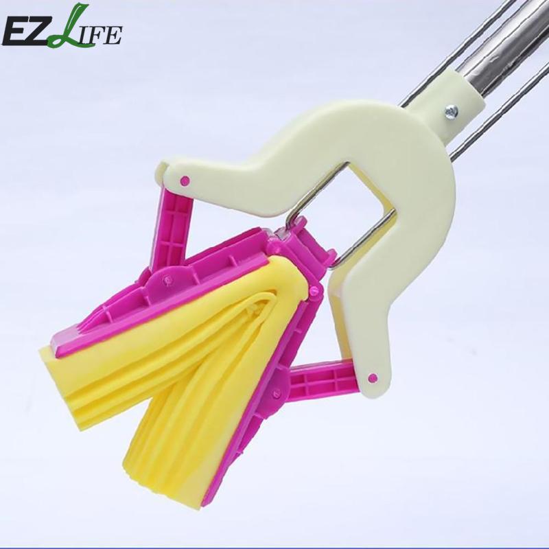 Fregona de limpieza doméstica de Color aleatorio, 1 Uds., cabeza mopa de esponja PVA, cabeza de espuma absorbente superior, mopa de goma