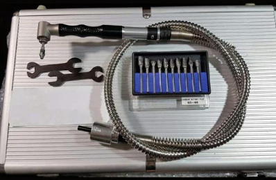 90d graden handstuk voor foredom motor hoekslijpmachine flexibele as slijpmachine maalmolen slijpmachine 90d elleboog graveerpen 2.35/3.0/3.17mm