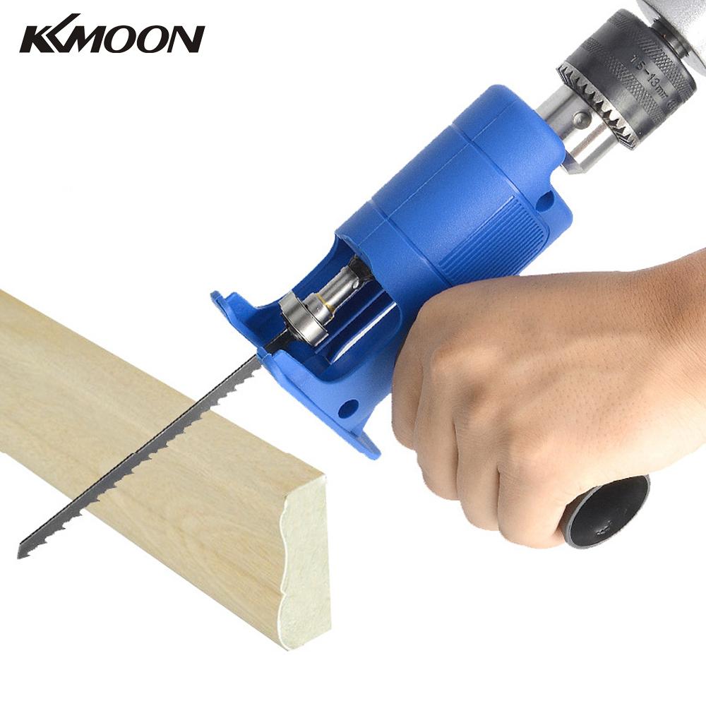 KKMOON Modified Electric Drill Saw Electric Reciprocating Saw Household Saber Saw Power Drill Jig Saw Woodworking Cutting Tool