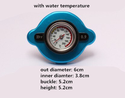 1pc Excavator water tank cover temperature meter universal for Caterpillar Hitachi Hyundai Daewoo Kobelco: E