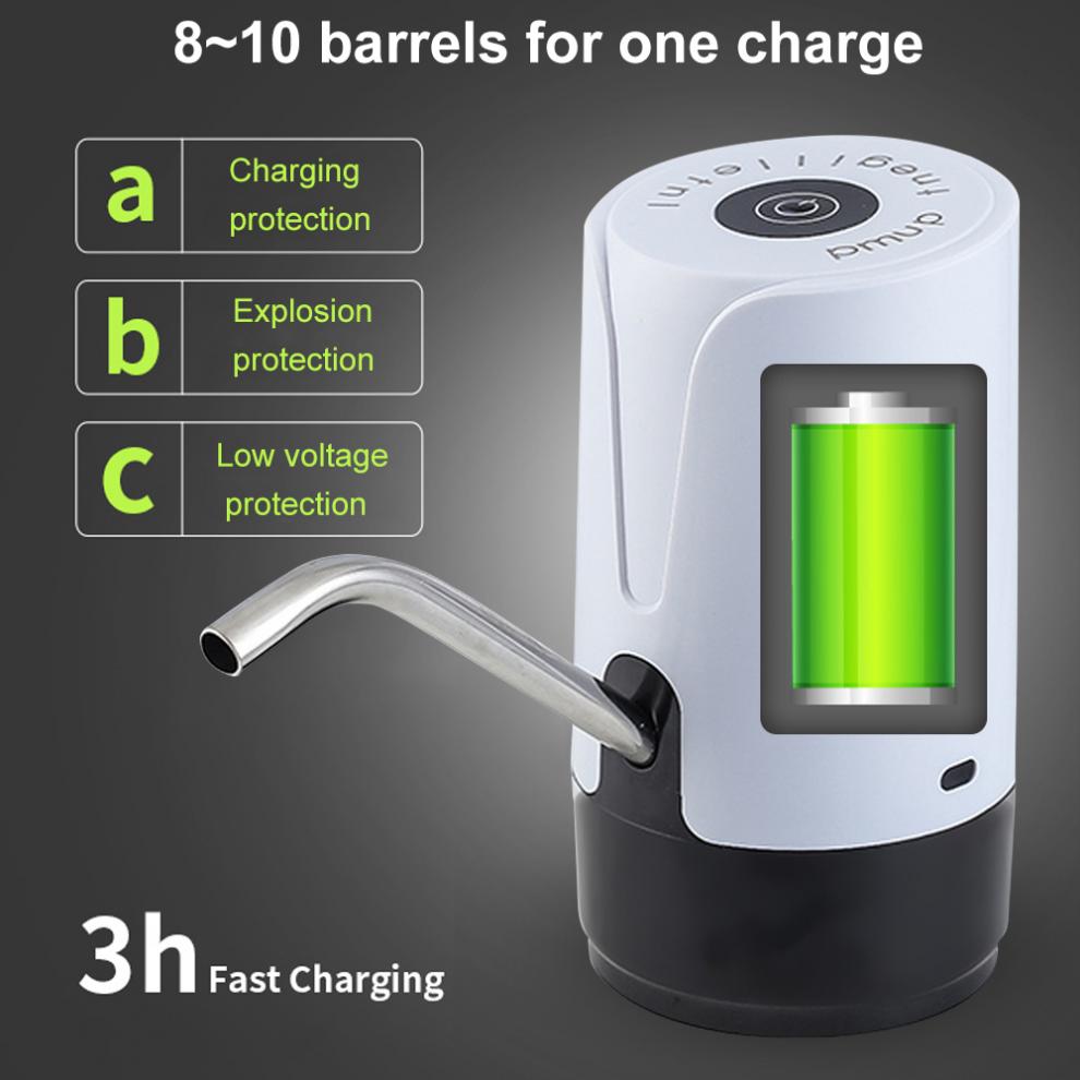 Home Water Fles Pomp Mini Barreled Water Elektrische Pomp Usb Charge Automatische Draagbare Water Dispenser Drink Dispenser