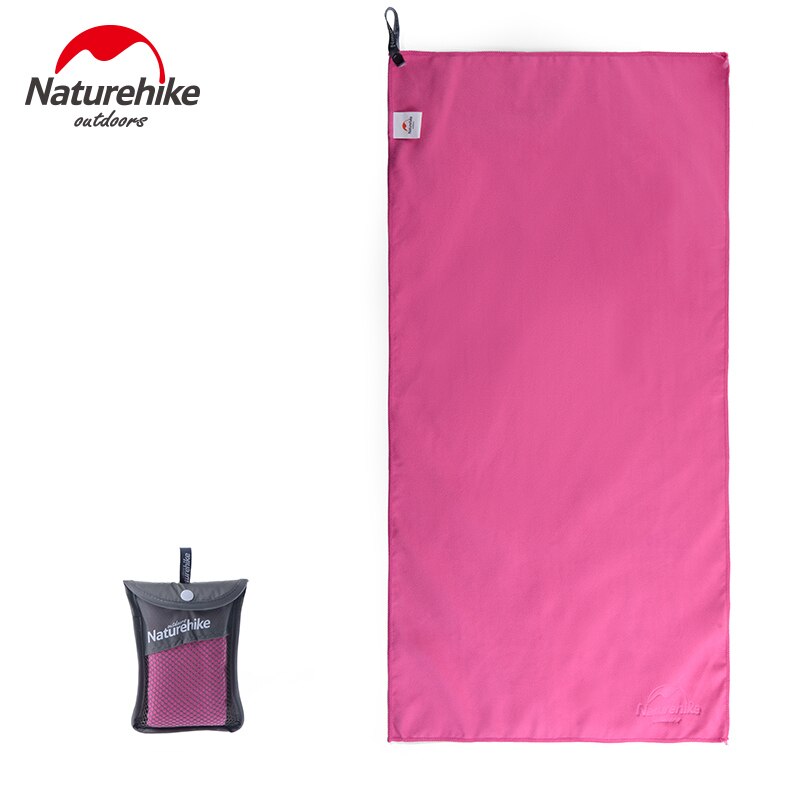 Naturehike mikrofiberhåndklæde hurtigtørrende håndklæde gym yoga sportshåndklæde svømmehåndklæde hurtigtørrende sandfrit badehåndklæde: Rose / 80 x 40 cm