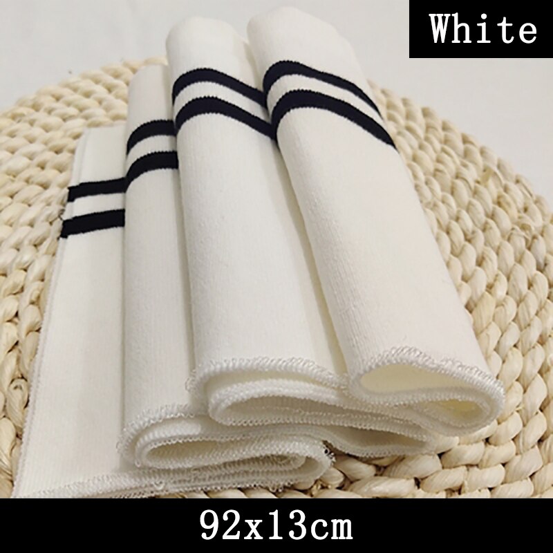 92 x 13cm fine rib strik elastisk stof gør manchetter linning krave ribkant til baseball dragten sportstøj sytilbehør: 2