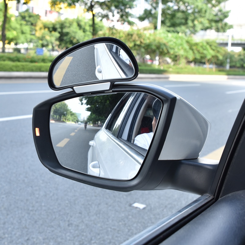 1 pieza de de 360 grados de Ángulo Ancho ajustable blind spot Espejos Retrovisores Laterales Snap manera para Auxiliar de aparcamiento trasero espejo retrovisor